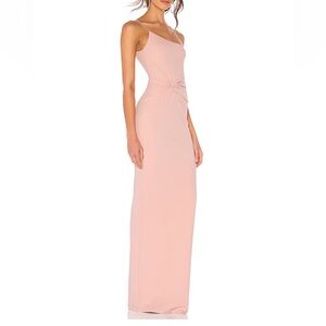 Nookie Lust One Shoulder Gown in Blush L